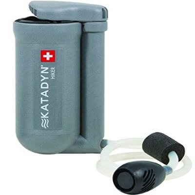 Katadyn Hiker Water Filter - best portable water filter for backpacking
