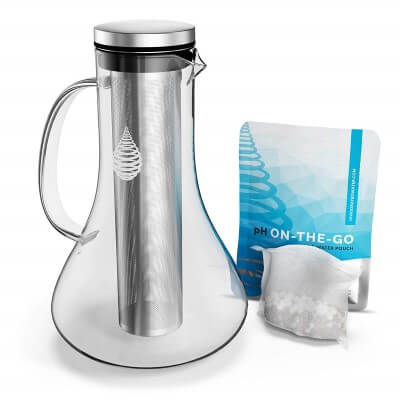 pH REPLENISH Glass Alkaline Water Pitcher - best water ionizers 2020