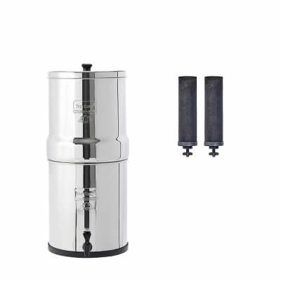 Big Berkey Gravity-Fed Water Filter - best water filters for chloramine removal in 2020