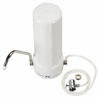 Home Master TMJRF2 Jr F2 Counter Top Water Filtration System, White