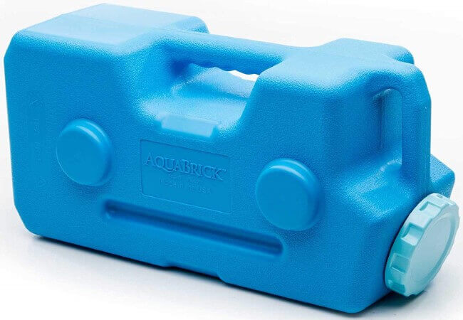 AquaBrick Emergency Water & Food Storage Container, Portable Stackable Storage Containers