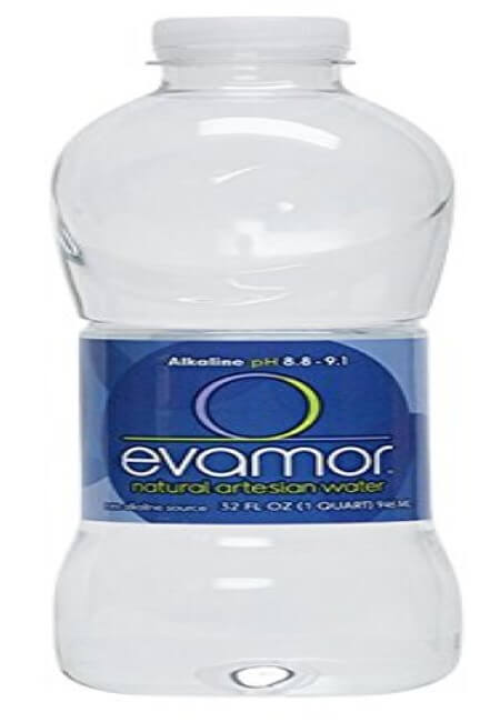 Evamor Natural Alkaline Artesian Water-32 Fl Oz (Pack of 6) -Alkaline Natural Artesian Water, Plastic Water Bottles, Recyclable