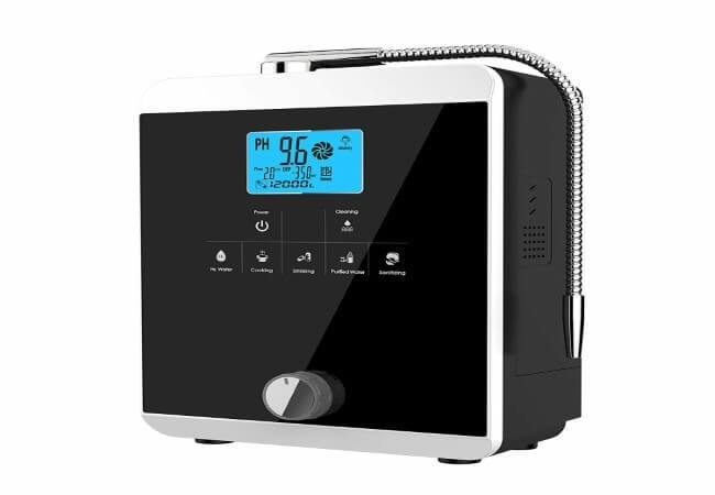 Alkaline Water Ionizer, Up to -800mV ORP, PH 3-11 Alkaline Acid Water Machine, Home Alkaline Water Filter, 8000 Liters Per Filter,Auto-Cleaning