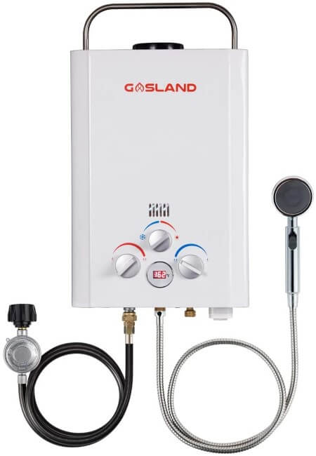 Tankless Water Heater, GASLAND Outdoors BE158 1.58GPM 6L Outdoor Portable Gas Water Heater